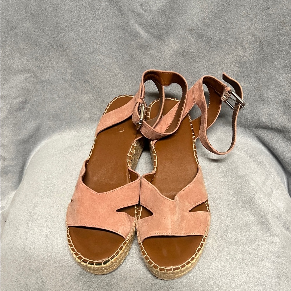 Franco Sarto Pink Espadrille Sandals